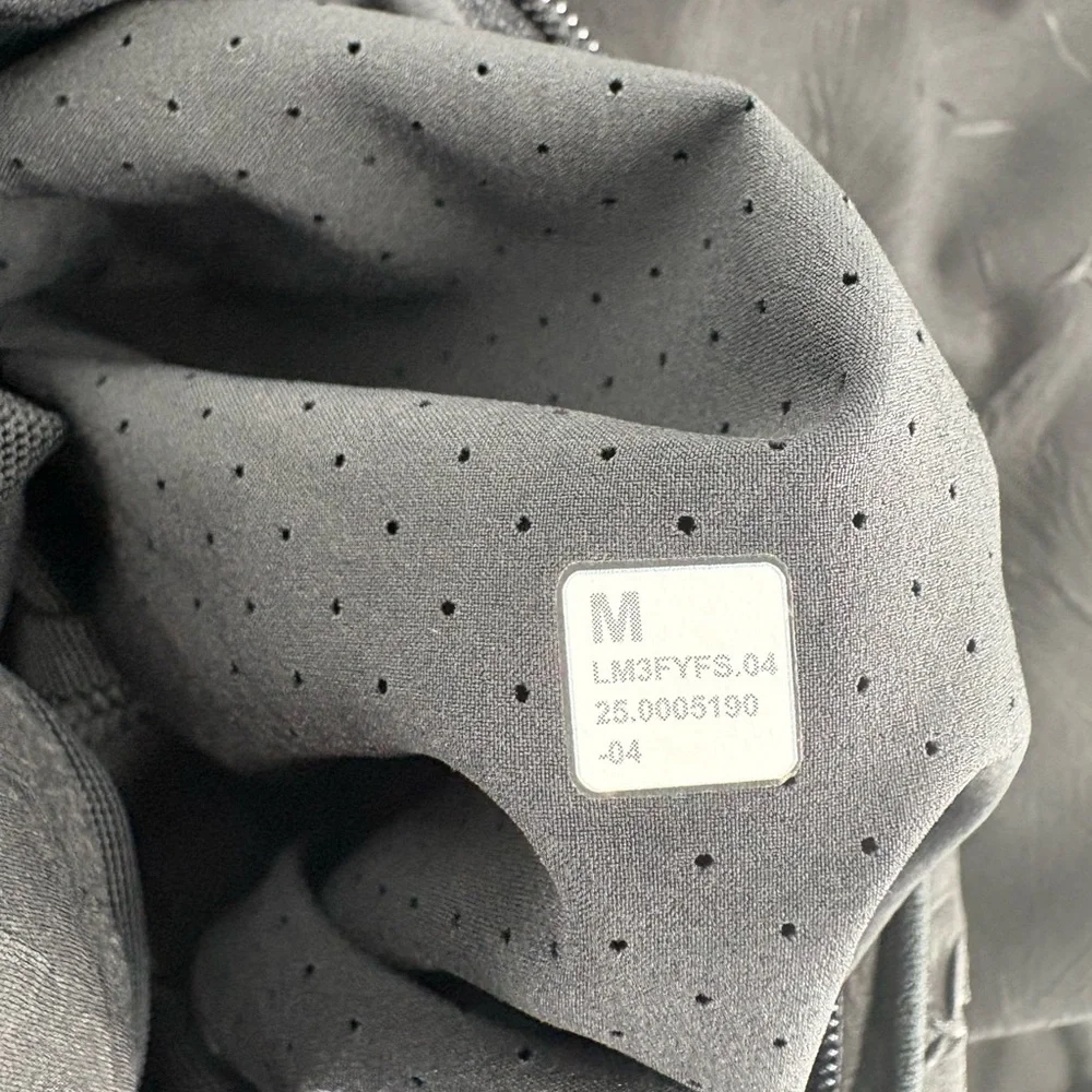 lululemon athletica Men’s Black Zeroed In Crinkle Texture Half Zip Jacket